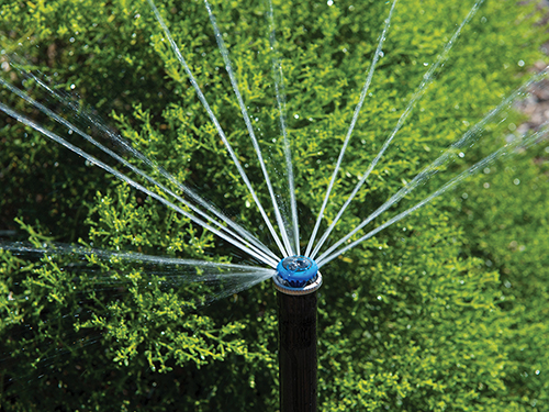 Smart irrigation by Hunter sprinklers a part of conservation by Windsong>